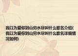 我以为爱你到山穷水尽叫什么歌名介绍(我以为爱你到山穷水尽叫什么歌名详细情况如何)