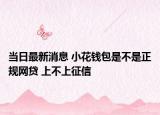 当日最新消息 小花钱包是不是正规网贷 上不上征信