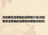 你的眼里流着我的泪原唱介绍(你的眼里流着我的泪原唱详细情况如何)