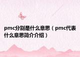 pmc分别是什么意思（pmc代表什么意思简介介绍）