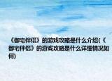《御宅伴侣》的游戏攻略是什么介绍(《御宅伴侣》的游戏攻略是什么详细情况如何)