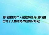 潜行狙击每个人的结局介绍(潜行狙击每个人的结局详细情况如何)