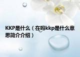 KKP是什么（在吗kkp是什么意思简介介绍）
