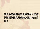 图文并茂的图片怎么做简单（如何快速制作图文并茂的小图片简介介绍）