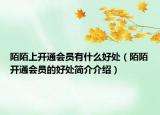 陌陌上开通会员有什么好处（陌陌开通会员的好处简介介绍）