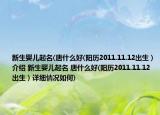 新生婴儿起名(唐什么好(阳历2011.11.12出生）介绍 新生婴儿起名 唐什么好(阳历2011.11.12出生）详细情况如何)