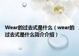 Wear的过去式是什么（wear的过去式是什么简介介绍）