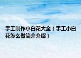 手工制作小白花大全（手工小白花怎么做简介介绍）