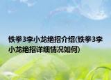 铁拳3李小龙绝招介绍(铁拳3李小龙绝招详细情况如何)