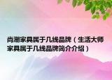 尚潮家具属于几线品牌（生活大师家具属于几线品牌简介介绍）