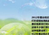 2012年春运将近各航空公司纷纷实行机票打折促销如海航的重庆——北京的特价机票价格甚至打到1.9折比火车硬卧票价还低这使不少原打算坐火车出行的人改乘飞机这种现象说明（   ）