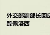 24小时快讯更新 外交部副部长回应佩洛西窜台 外交部实时追踪佩洛西