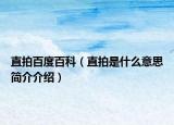 直拍百度百科（直拍是什么意思简介介绍）