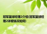 冠军篮球经理2介绍(冠军篮球经理2详细情况如何)