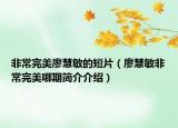 非常完美廖慧敏的短片（廖慧敏非常完美哪期简介介绍）