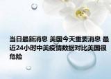 当日最新消息 美国今天重要消息 最近24小时中美疫情数据对比美国很危险