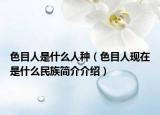 色目人是什么人种（色目人现在是什么民族简介介绍）