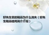 好先生里的陆远为什么消失（好先生陆远结局简介介绍）