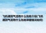 飞机遇到气流有什么危险介绍(飞机遇到气流有什么危险详细情况如何)