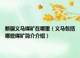 新疆义马煤矿在哪里（义马包括哪些煤矿简介介绍）