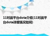 11对战平台dota介绍(11对战平台dota详细情况如何)