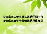 油价或迎三年半最长连跌详细内容 油价或迎三年半最长连跌具体介绍