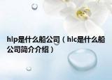 hlp是什么船公司（hlc是什么船公司简介介绍）