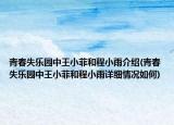青春失乐园中王小菲和程小雨介绍(青春失乐园中王小菲和程小雨详细情况如何)