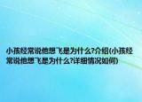 小孩经常说他想飞是为什么?介绍(小孩经常说他想飞是为什么?详细情况如何)