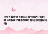 小学人教版电子课本在哪个网站介绍(小学人教版电子课本在哪个网站详细情况如何)