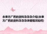 永泰方广岩的资料急急急介绍(永泰方广岩的资料急急急详细情况如何)