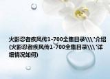 火影忍者疾风传1-700全集目录\