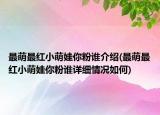 最萌最红小萌娃你粉谁介绍(最萌最红小萌娃你粉谁详细情况如何)