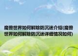魔兽世界如何解除防沉迷介绍(魔兽世界如何解除防沉迷详细情况如何)