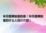 芈月是秦始皇的谁（芈月是秦始皇的什么人简介介绍）