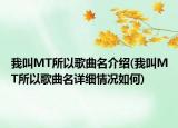 我叫MT所以歌曲名介绍(我叫MT所以歌曲名详细情况如何)