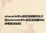iphone5s与5c的区别组图对比介绍(iphone5s与5c的区别组图对比详细情况如何)