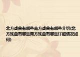 北方戏曲有哪些南方戏曲有哪些介绍(北方戏曲有哪些南方戏曲有哪些详细情况如何)
