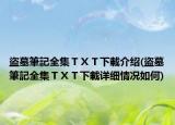 盜墓筆記全集ＴＸＴ下載介绍(盜墓筆記全集ＴＸＴ下載详细情况如何)