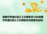 魔兽世界德拉诺之王在哪里进介绍(魔兽世界德拉诺之王在哪里进详细情况如何)