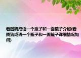 看图猜成语一个瓶子和一面镜子介绍(看图猜成语一个瓶子和一面镜子详细情况如何)