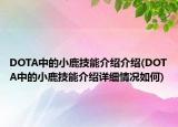 DOTA中的小鹿技能介绍介绍(DOTA中的小鹿技能介绍详细情况如何)