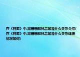 在《回家》中,高珊珊和林品如是什么关系介绍(在《回家》中,高珊珊和林品如是什么关系详细情况如何)