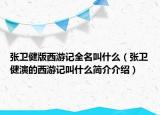 张卫健版西游记全名叫什么（张卫健演的西游记叫什么简介介绍）