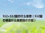 512+512固态什么意思（512固态硬盘什么意思简介介绍）