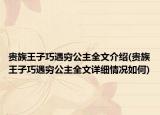 贵族王子巧遇穷公主全文介绍(贵族王子巧遇穷公主全文详细情况如何)