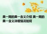 奥一网的奥一含义介绍 奥一网的奥一含义详细情况如何