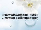 cr2是什么格式文件怎么打开转换（cr2格式用什么软件打开简介介绍）