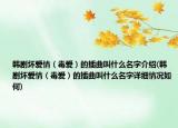 韩剧坏爱情（毒爱）的插曲叫什么名字介绍(韩剧坏爱情（毒爱）的插曲叫什么名字详细情况如何)