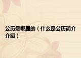 公历是哪里的（什么是公历简介介绍）